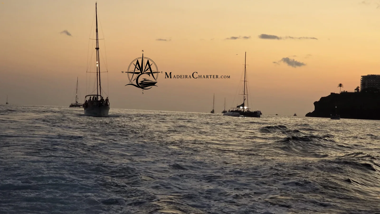 Ciel doré sur l’Atlantique à Madère